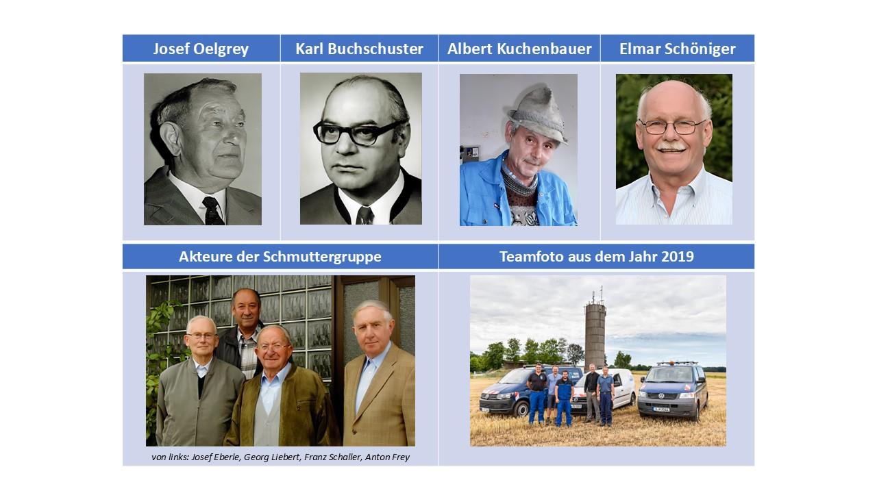 Bildcollage Bildcollage ehemaliger Mitarbeiter