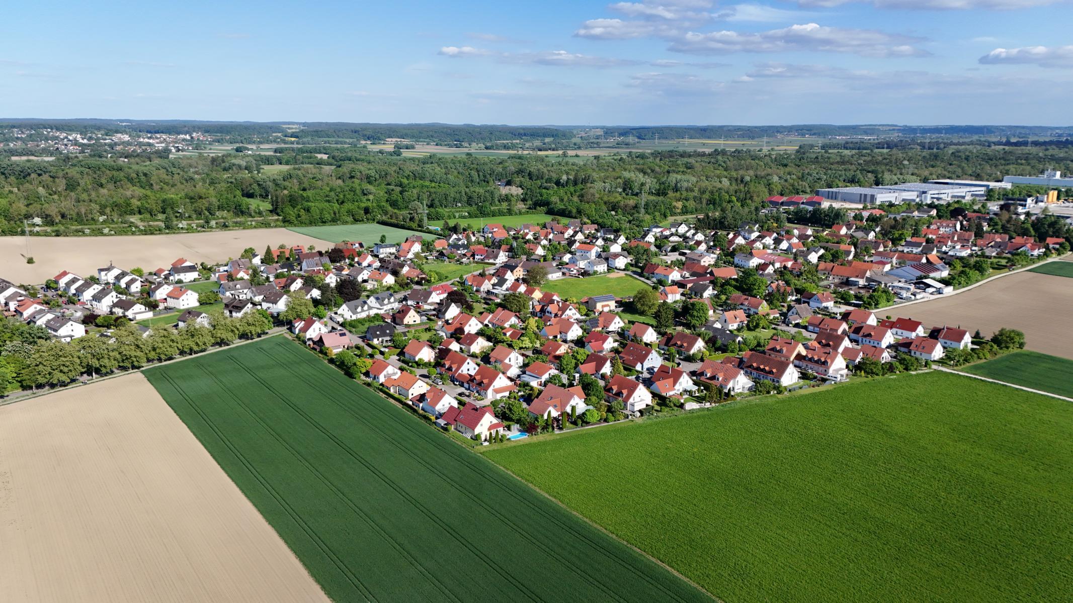 Drohnenaufnahme Waltershofen