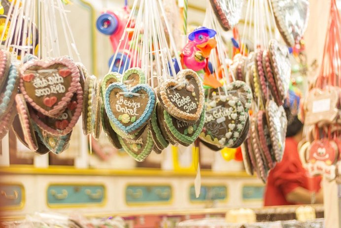 Volksfest-Herzen öffentliche Veranstaltungen